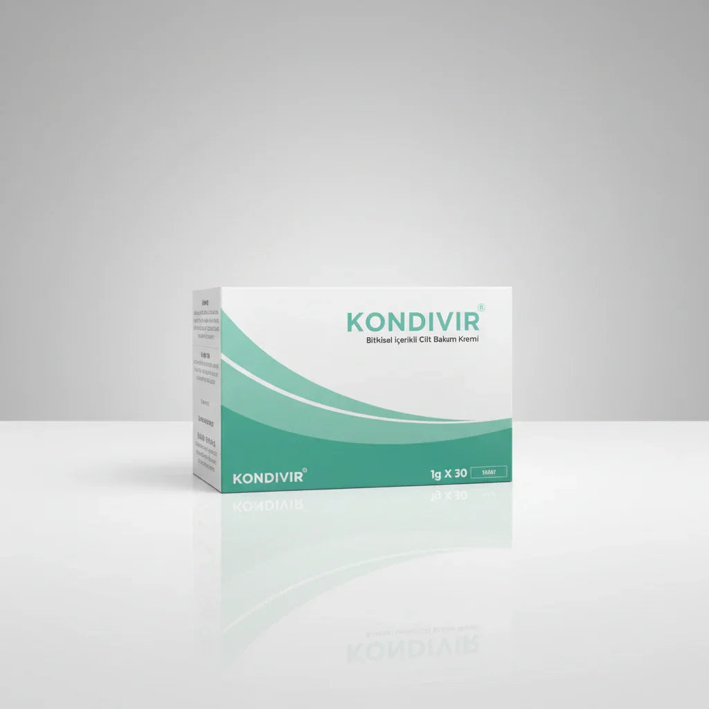 Kondivir: Yeşil Çay (Sinecatechins) Özlü İntim Bölge Bakım ve Arınma Kremi -