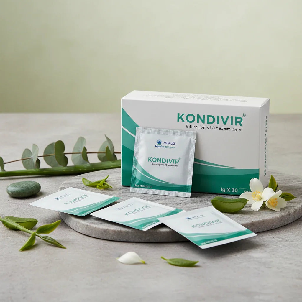 Kondivir: Yeşil Çay (Sinecatechins) Özlü İntim Bölge Bakım ve Arınma Kremi -